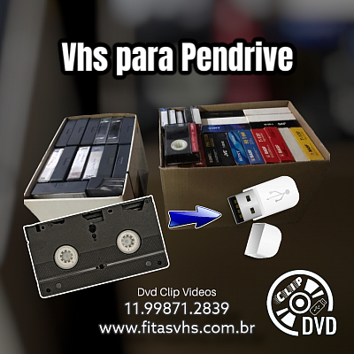 Vhs para Dvd e Dvd para Pendrive