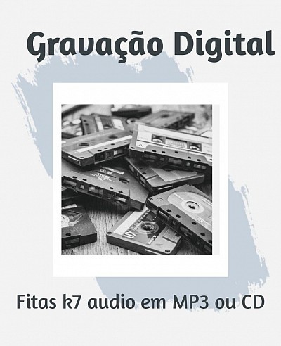 Fita cassete em mp3