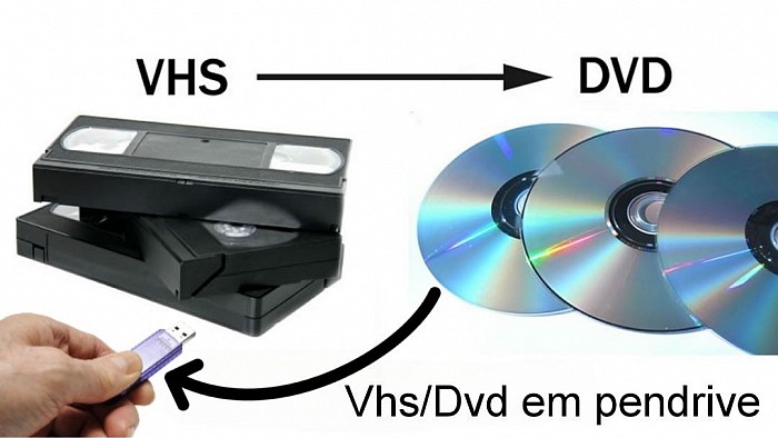 Vhs e Dvd para Pendrive