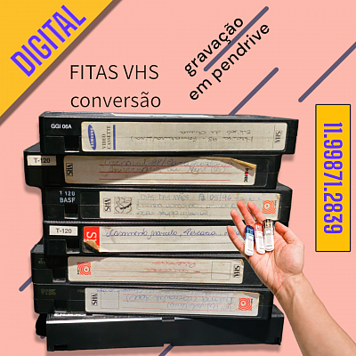 Vhs para Pendrive, Vhs-c em MP4