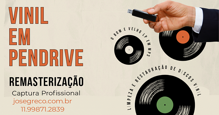 Digitalização de Vinil LP em Pendrive